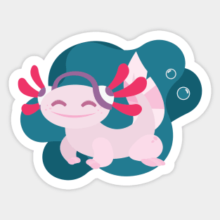 Axolotl Acoustics Sticker